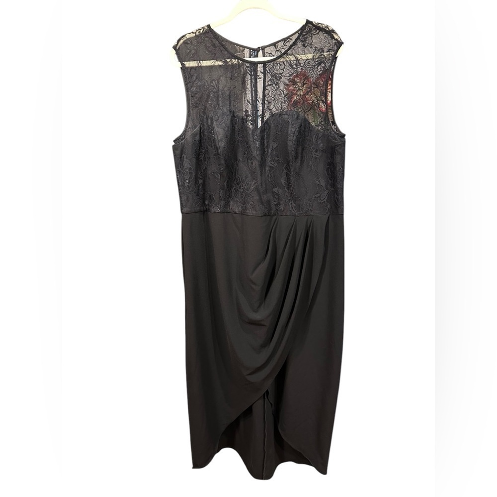 City chic beautiful black dress size L